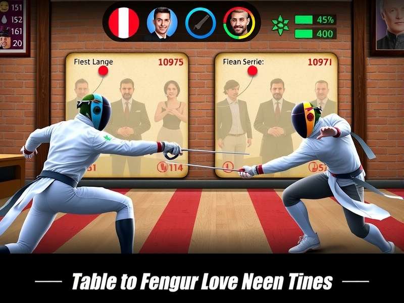 Fencing Fanatics Duel gameplay screenshot